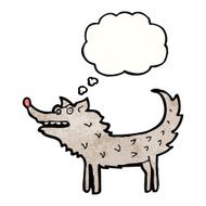 Cartoon Wolf N123