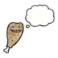 Cartoon Chicken Leg N36