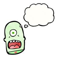 Cartoon Monster Head N4