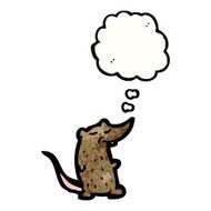 cartoon little mouse N17