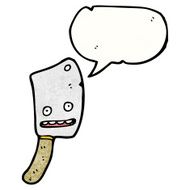 Cartoon Meat Cleaver N17