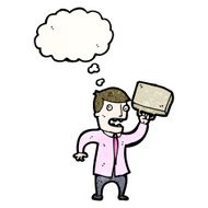 cartoon angry businessman N3