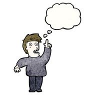 Cartoon Man Asking Question N93