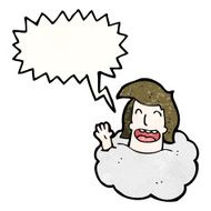 cartoon man in cloud N2