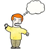 cartoon worried ginger man N2