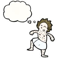 cartoon man in towel N19