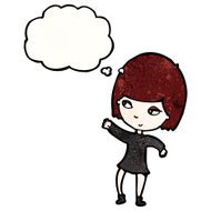cartoon goth girl N5