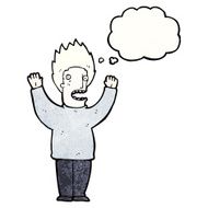 cartoon startled businessman N2