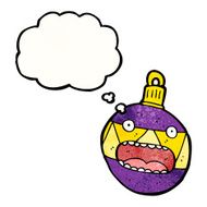 Cartoon Christmas Bauble N107