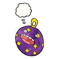 Cartoon Christmas Bauble N109