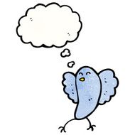 cartoon blue bird N6