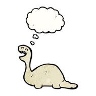 cartoon dinosaur N163