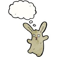 Funny cartoon rabbit N45