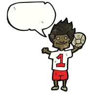 Cartoon Soccer Player N25