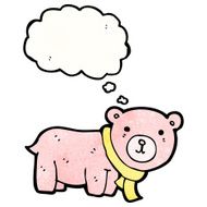 cartoon pink teddy bear N9