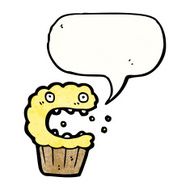cartoon frightened muffin N2
