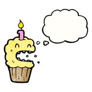 cartoon cupcake N165