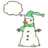 Cartoon Snowman N91