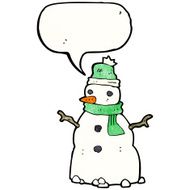 Cartoon Snowman N93
