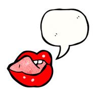 sexy cartoon lips N12