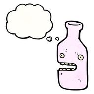 bottle cartoon character N8