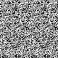 Pattern with overlapping circular shapes
