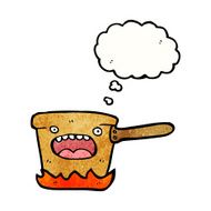 cartoon copper saucepan N8