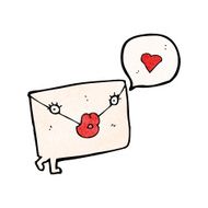 cartoon love letter N10