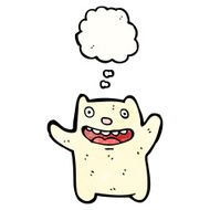 funny little polar bear cartoon N3