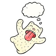 funny little polar bear cartoon N5
