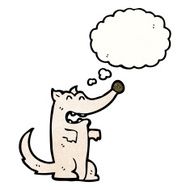 Cartoon Wolf N124