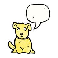 cartoon little dog N109
