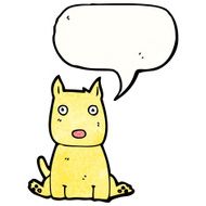 cartoon little dog N111