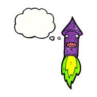 Cartoon Firework Rocket N27