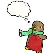 cartoon christmas robin N54