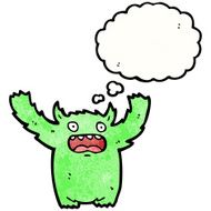 Cartoon monster N144