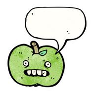 cartoon ugly apple N4