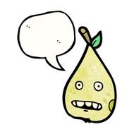 cartoon organic pear N2