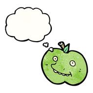 cartoon happy apple N18