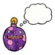 Cartoon Christmas Bauble N116