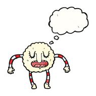 cartoon cloud monster N25