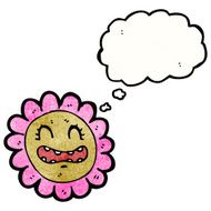 cartoon flower face N7