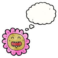 cartoon flower face N8
