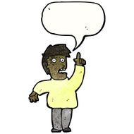 Cartoon Man Asking Question N94