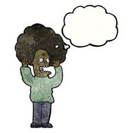 cartoon terrified man N299