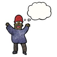 cartoon terrified man N300