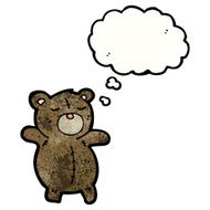 cartoon teddy bear N242