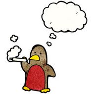 smoking robin cartoon N2