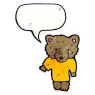 cartoon bear in tee N4
