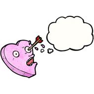 arrow in heart cartoon N3
